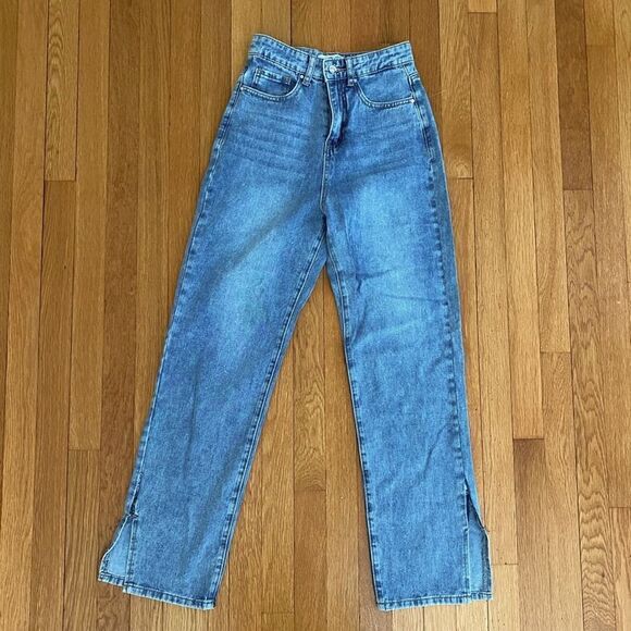 See See Paris Straight Leg Split Hem Jeans EU 34 (US 4) - Picture 1 of 8